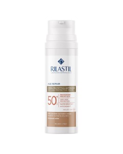 Crema colorata cu protectie solara SPF50+ Age Repair, Color Sun System, 50ml, Rilastil