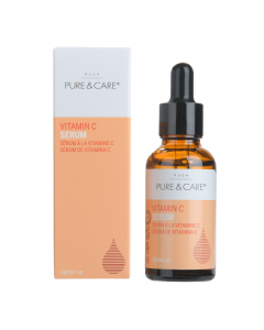 Ser cu 10% vitamina C, pantenol, extract de matase si acid hialuronic, 30 ml, Puca 