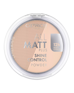 Pudra compacta All Matt Plus Shine Control, 025 Sand Beige, 10 g, Catrice