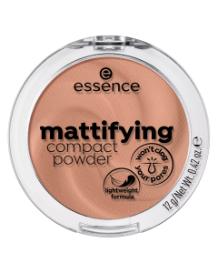 Pudra compacta matifianta Soft Beige, 12g, Essence