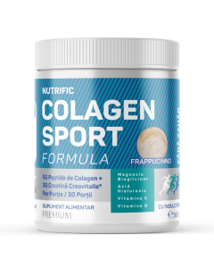 Pudra cu colagen si creatina Sport Formula, 300 g, Nutrific