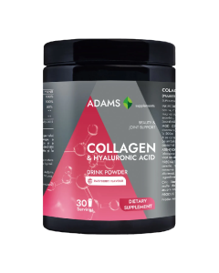 Collagen & Acid Hialuronic Raspberry, 600g, Adams