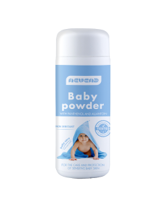Pudra talc bebelusi, Blue, 90g, Nevena 