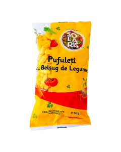 Pufuleti cu belsug de legume fara sare, 50g, Solaris