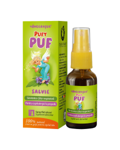 Spray cu Salvie PufyPuf, 20 ml, Dacia Plant