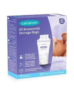 Pungi de stocare lapte matern, 25 pungi, Lansinoh 