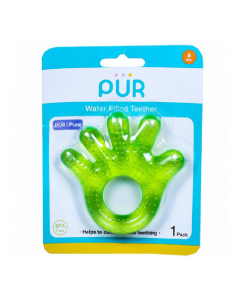 Inel gingival cu apa, +6 luni, verde inchis, PUR