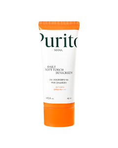 Crema de fata Daily Soft Touch cu factor de protectie SPF 50+, PA++++, 60 ml, Purito