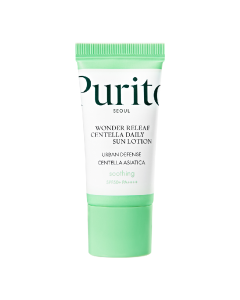 Crema de fata Wonder Releaf Centella Daily Sun Lotion Mini SPF 50+ PA++++, 15 ml, Purito
