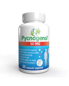 Pycnogenol, 50 mg, 30 capsule vegetale, Justin Pharma