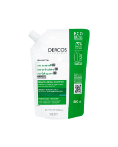 Sampon anti-matreata pentru par normal-gras Rezerva Eco Dercos