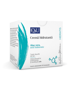 Crema hidratanta cu Aloe Vera Hidratis Q4U, 50 ml, Tis Farmaceutic