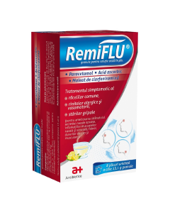 Remiflu, granule pentru solutie orala, 8 plicuri, Antibiotice SA