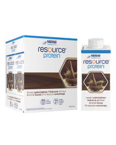 Resource Protein ciocolata, 4 flacoane EasyBottle, 200 ml, Nestle 