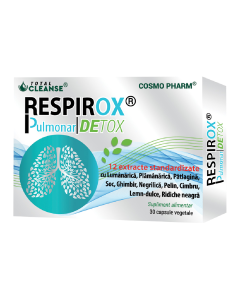 Respirox Pulmonar Detox Total Cleanse, 30 capsule, Cosmopharm