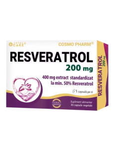 Resveratrol, 200 mg, 30 capsule, Cosmo Pharm