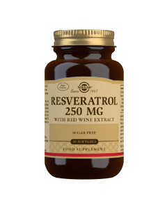 Resveratrol 250mg cu extract de vin rosu, Solgar