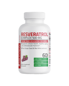 Resveratrol 500 mg Complex, 60 capsule, Bronson Laboratories