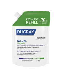 Rezerva eco Sampon matreata grasa Kelual Squanorm, 400 ml, Ducray
