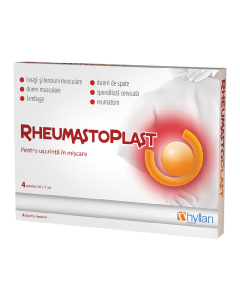 RheumastoPlast, 4 plasturi, 10x7 cm
