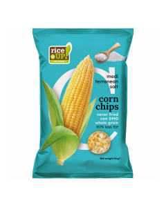 Chips din porumb cu sare de mare, 60g RiceUp
