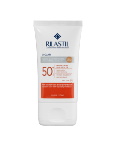 Crema colorata D-Clar pentru uniformizare cu SPF 50+ Sun System, 40ml, Rilastil