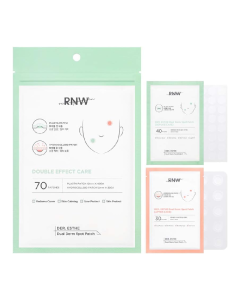 Plasturi dublii pentru acnee Dual Derm Spot, 70 bucati, RNW