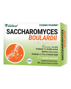 Saccharomyces boulardii 5 miliarde UFC, 10 capsule, Cosmo Pharm