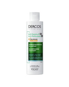 Sampon anti-matreata pentru par normal-gras Dercos, 200 ml, Vichy