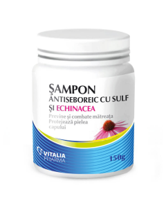 Sampon antiseboreic cu sulf si echinacea, 150g, Viva Pharma