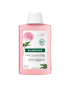 Sampon cu extract de bujor pentru scalp sensibil si iritat, 200 ml, Klorane