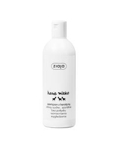 ZIAJA Sampon cu proteine din lapte de capra cu keratina, 400ml