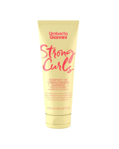 Sampon fortifiant cu ulei de Rozmarin Strong Curls, 250ml, Umberto Giannini