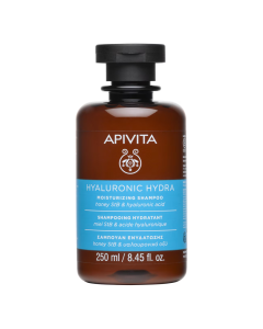 Sampon hidratant cu miere si acid hialuronic Hyaluronic Hydra, 250 ml, Apivita