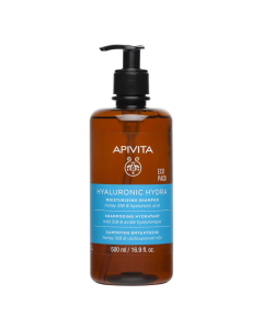 Sampon hidratant Hyaluronic Hydra, 500 ml, Apivita