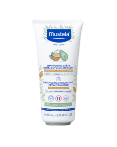 Sampon nutritiv pentru par cret si ondulat, 200 ml, Mustela