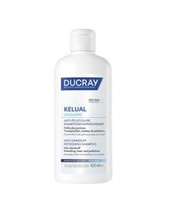 Sampon pentru matreata grasa cu efect racoritor Kelual Squanorm, 400 ml, Ducray