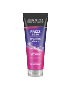 Sampon pentru netezirea firelor rebele Frizz Ease Brazilian Sleek, 250 ml, John Frieda