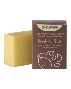 Sampon si gel de dus solid, 100g, La Saponaria