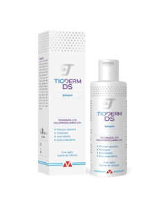 Sampon intensiv pentru dermatita seboreica Tioderm DS, 150 ml, Braderm