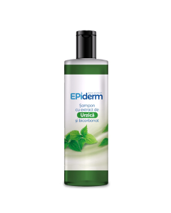 Sampon cu extract de urzica si bicarbonat, 330ml, Epiderm