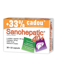 Sanohepatic 40+, 40 capsule, Zdrovit