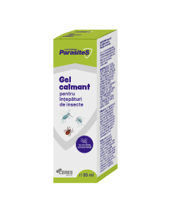 Gel calmant pentru intepaturi de insecte Santaderm Parasites, 30 ml, Viva Pharma