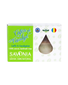 Sapun Natural Cafea si Eucalipt, 90g, Savonia