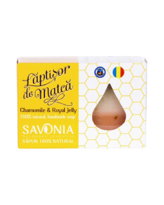 Sapun Natural Musetel si Laptisor de Matca, 90 g, Savonia