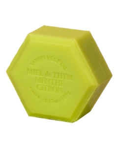Sapun hexagonal menta, lamaie, 100g, Apidava