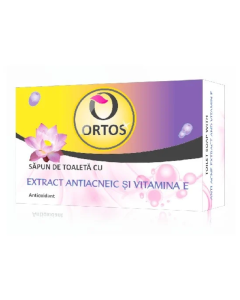 Sapun antiacneic cu vitamina E, 100 g, Ortos