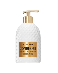 Sapun lichid wonderful white flowers, 500 ml, Vivian Gray