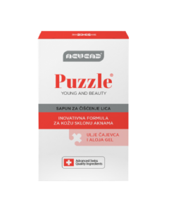 Sapun pentru curatarea tenului Puzzle, 78g, Nevena