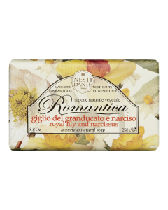 Sapun solid Romantica, Parfum de crin, 250 g, Nesti Dante